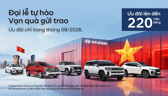 CHƯƠNG TRÌNH ƯU ĐÃI THÁNG 9 - ĐẠI LỄ TỰ HÀO, VẠN QUÀ GỬI TRAO